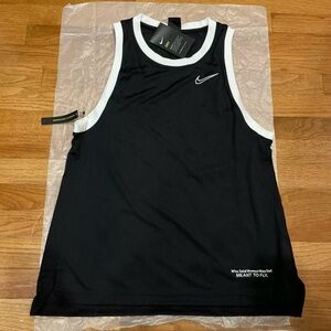New Nike Dri-FIT Sleeveless Basketball Jersey Black Tank Top Women's Size Small